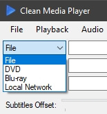 Clean Media Player Video Type